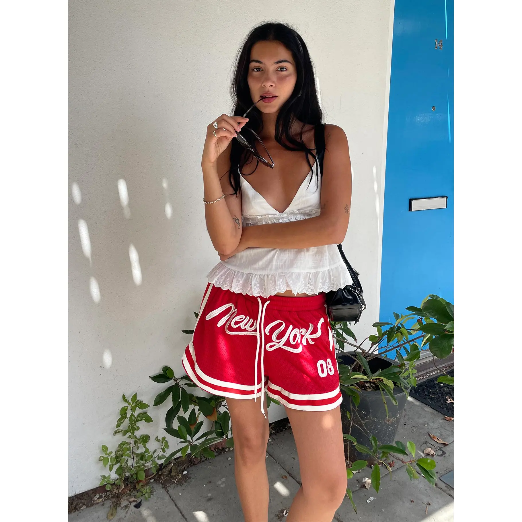 brandy melville red shorts name - TikTok Shop