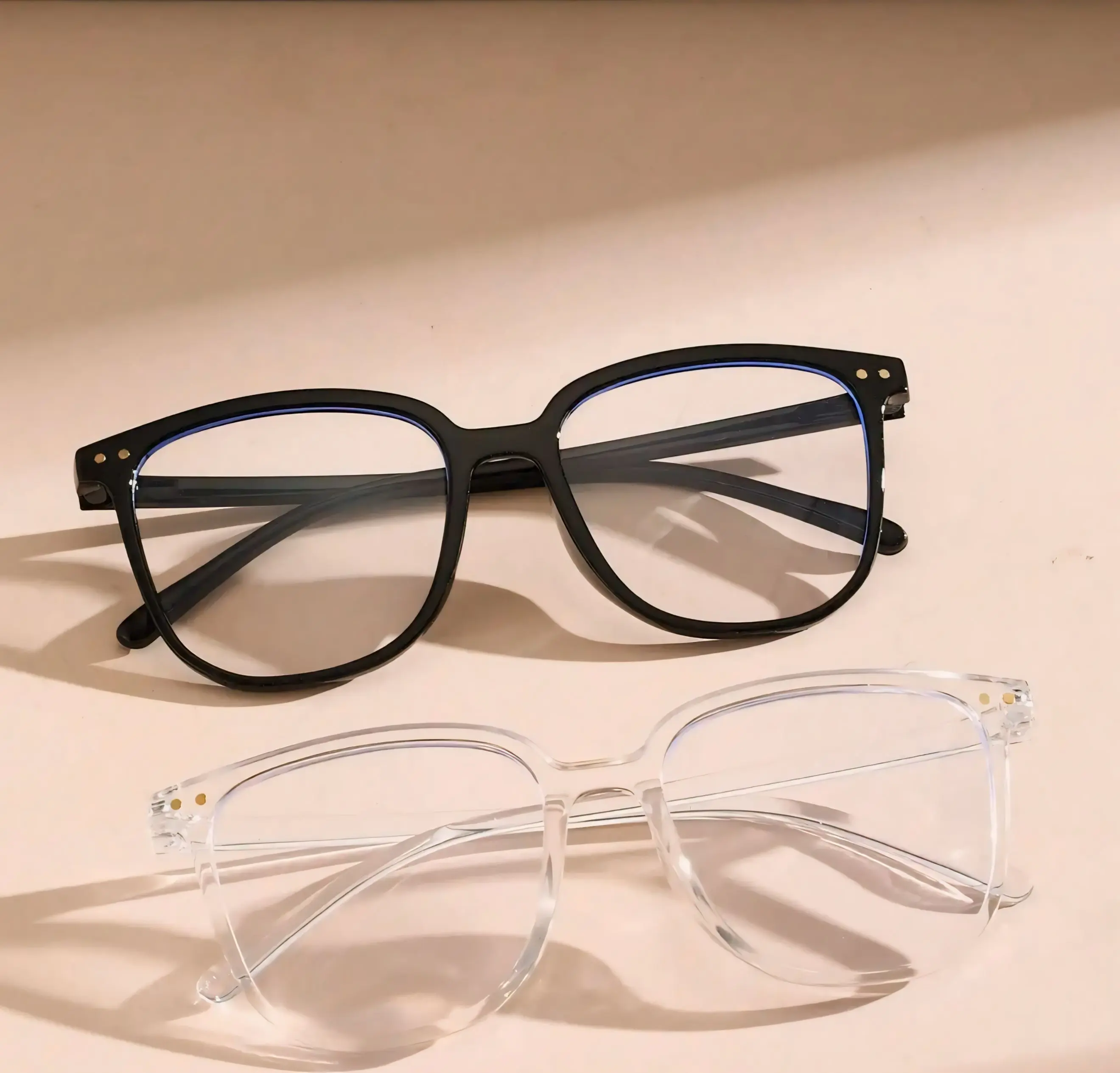 Transparent Computer Glasses Frame Women Men Anti Blue Light Round Eyewear Blocking Glasses Optical Spectacle Eyeglass