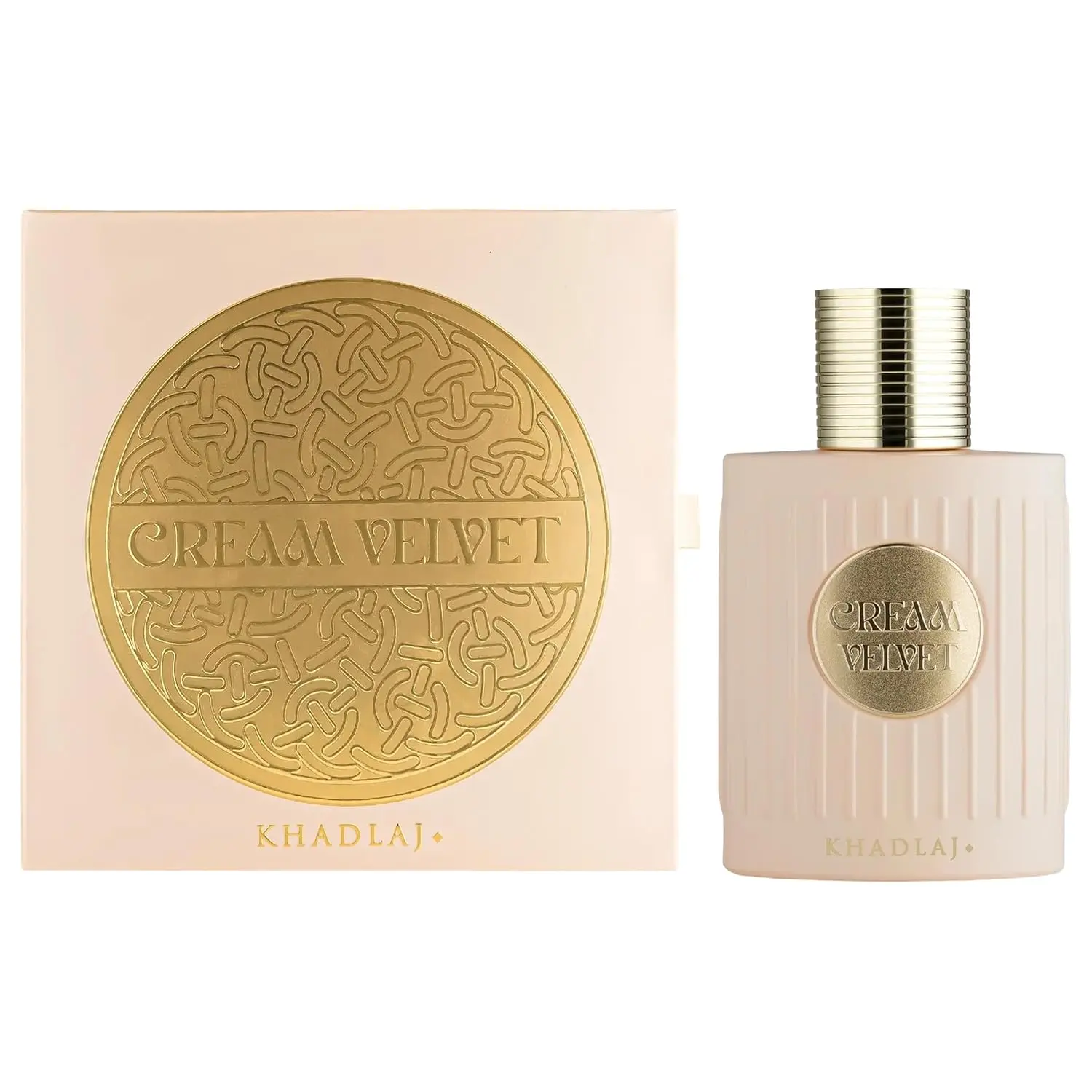 Khadlaj Cream Velvet Extrait de Parfum, Amber Gourmand Fragrance Spray for Unisex, 3.4 fl oz / 100 mL