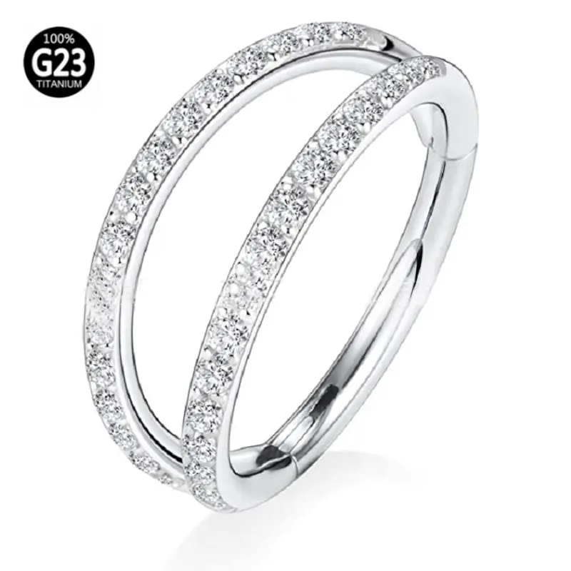 Double layered diamond silver