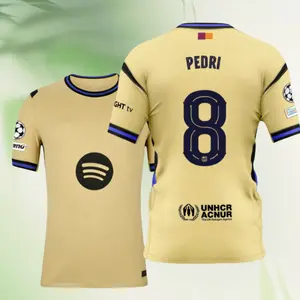 2526  Away Retro Short Sleeve Soccer Football Jersey