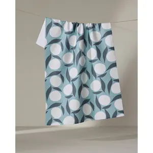 Soft Geoweave™ Geometry Print Microfiber Kitchen Tea Towel, Quick-Drying Cleaning Towel, Microfiber Towel
