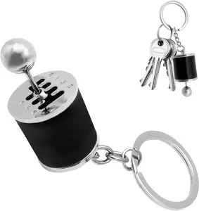 6 Speed Manual Transmission Shift Gearbox Gear Shift Automotive Part Car Keychain Key Ring