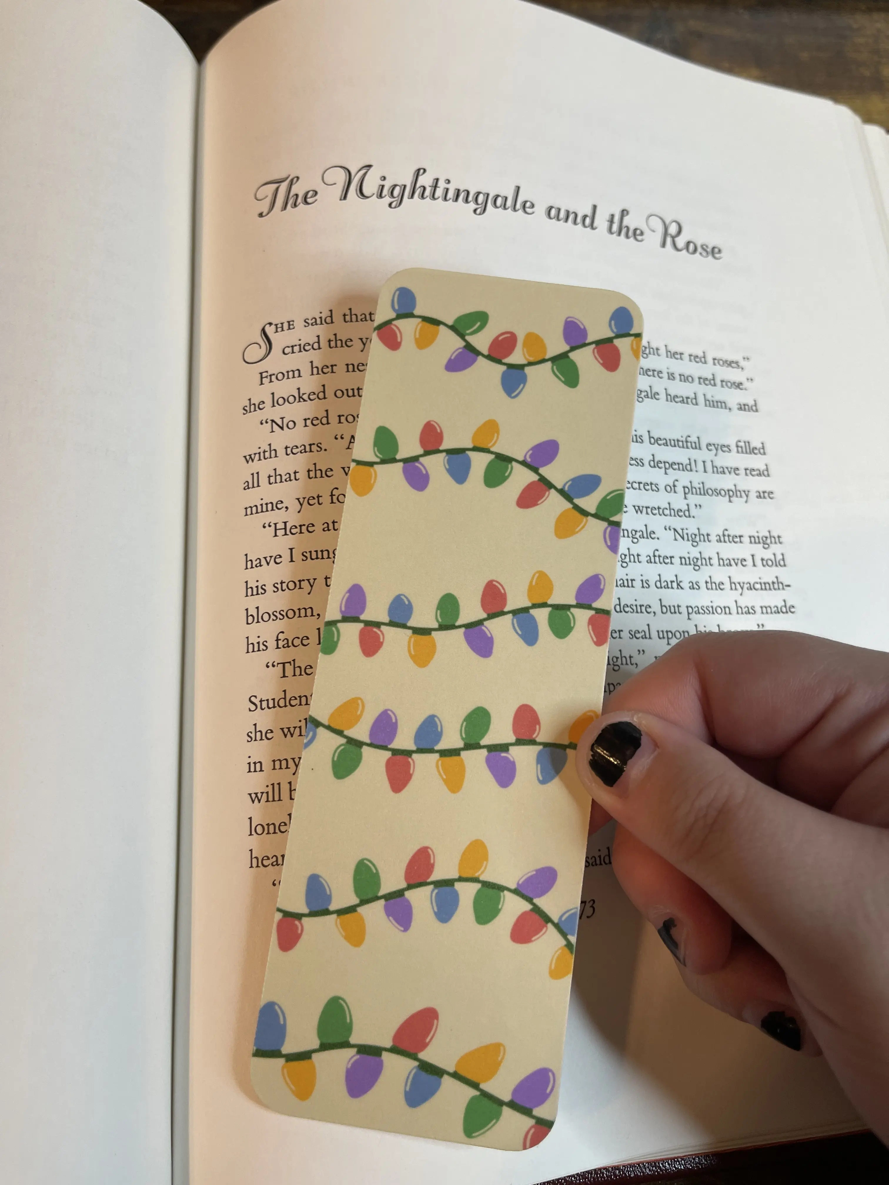 Christmas Lights Bookmark