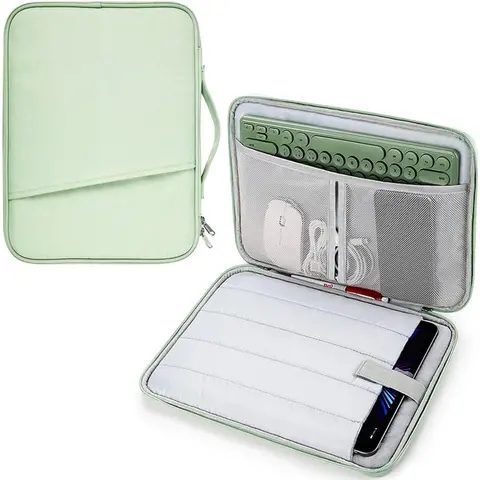 Portable Tablet Bag, Tablet Cover Sleeve Pouch with Zipper and Compartments, Waterproof and Protective, Durable Tablet Accessory, iPad Accessories, Suitable for iPad 11-Inch and 13-Inch Pro/air Series (Case Only)