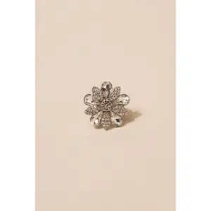 Lilith Teardrop Flower Stone Ring