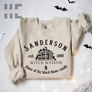 Sanderson Witch Museum Sweatshirt, Halloween Sweatshirt, Sanderson Sisters, Witch Sweatshirt, Black Flame Candle Sweater, Hocus Pocus Shirt, Halloween Party