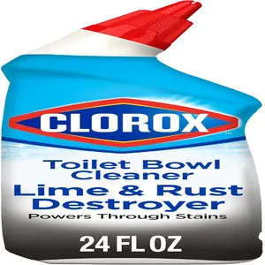 Clorox Toilet Bowl Cleaner Lime & Rust Destroyer 24 Ounces (Package May Vary)