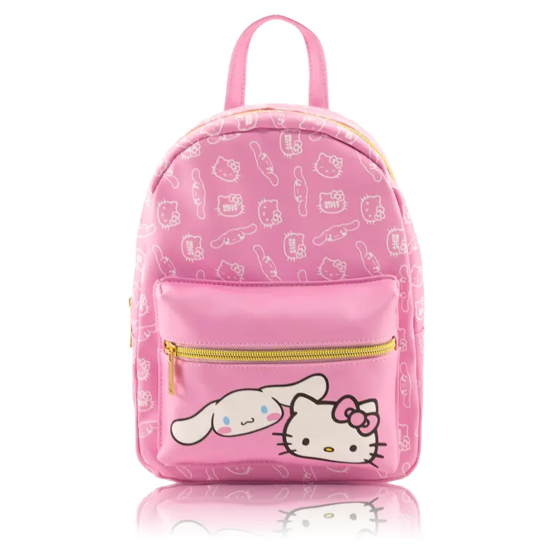 crochet backpack hello kitty Hello Kitty Crochet Bag charm - White & Brown