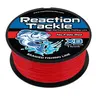 No-Fade Red Braided Fishing Line - Reaction Tackle X4 & X8 Strand UHMWPE Braid, Color-Lock No Fade, Zero Stretch, High Sensitivity, Abrasion Resistant, 6-100lb, 150-3000yd Spools - Bass, Catfish, Redfish
