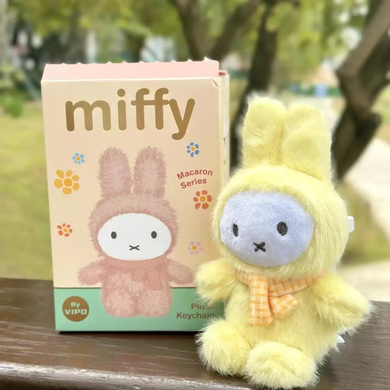 Miffy Macaron Series Cartoon Stuffed Toy Keychain Blind Box - Unisex Backpack Charm, Keychain Surprise Collectibles, Viral Trendy Item for Teen Girls