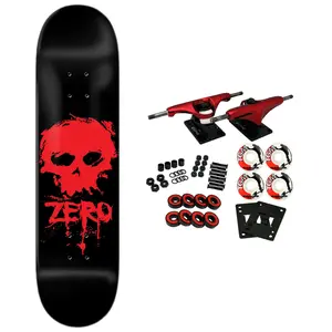 Zero Skateboard Complete Blood Skull 8.25" x 31.9"