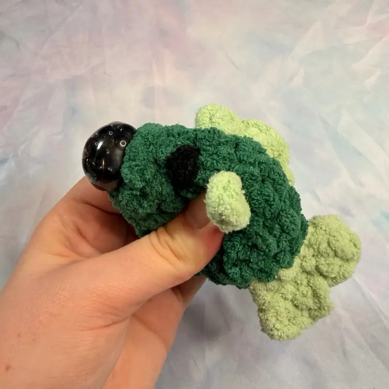 Crochet Bass Fish Squishie Plushie Stress Ball Handmade Amigurumi