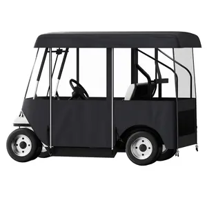 VEVOR Golf Cart Enclosure 86'',  4-Person Golf Cart Cover, 4-Sided Fairway Deluxe, 300D Waterproof Driving Enclosure with Transparent Windows, Fit for 4-Seat EZGO, Club Car, Yamaha Carts