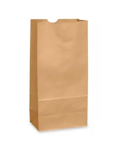 Eco-Friendly Kraft Paper #4 Lunch Bags, 50-Count per Pack, 10-Pack Bundle – Total 500 Bags for Office Stationery & Gift Wrapping Needs