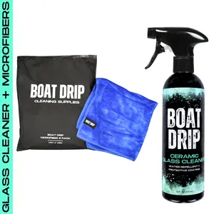 Boat Drip - Glass Cleaner + Microfiber Towels 5 pack