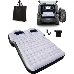 Inflatable Mattress for Suv Truck Bed, Short Box Van Car Camping Bed, Includes Pump Pillow Storage Bag Repair Kit, Fits Jeep Wrangler Models