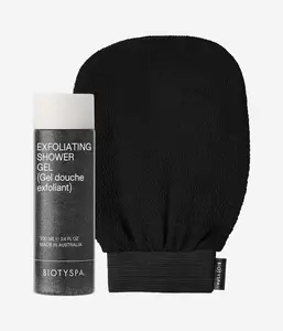 Exfoliation Duo - Exfoliating Shower Gel & Glove Set, Smooth Skin Formula, Organic & Vegan