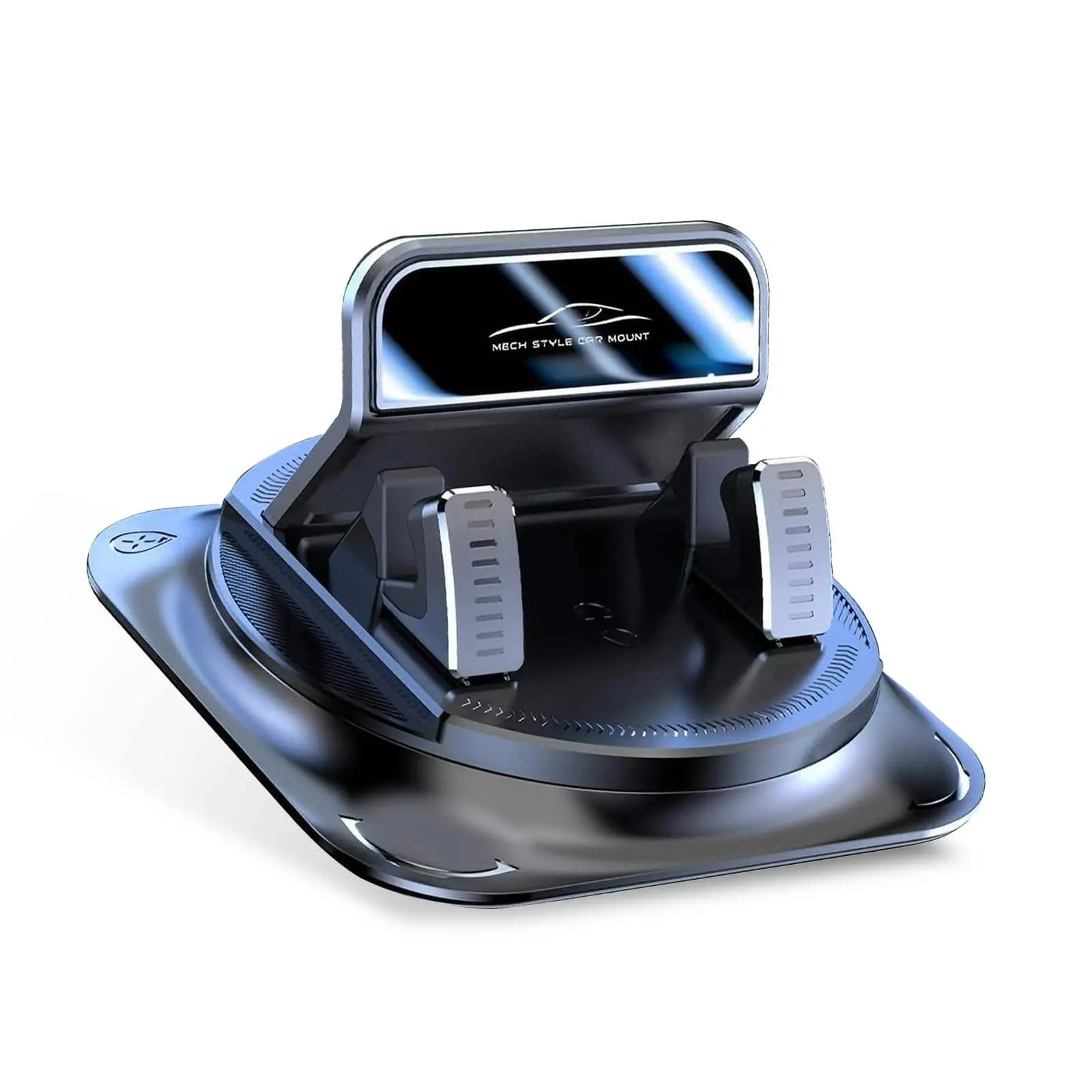 Plastic 360° Rotating Car Dashboard Phone Holder Mount, Easy Setup Navigation Aid with Non-Slip Suction Cup, Multifunctional Phone Support