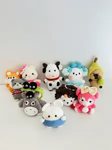 handmade finished product crochet keychain crochet animal bag accessories gift for friend and family christmas gift birthday gift thanksgiving gift home decoration