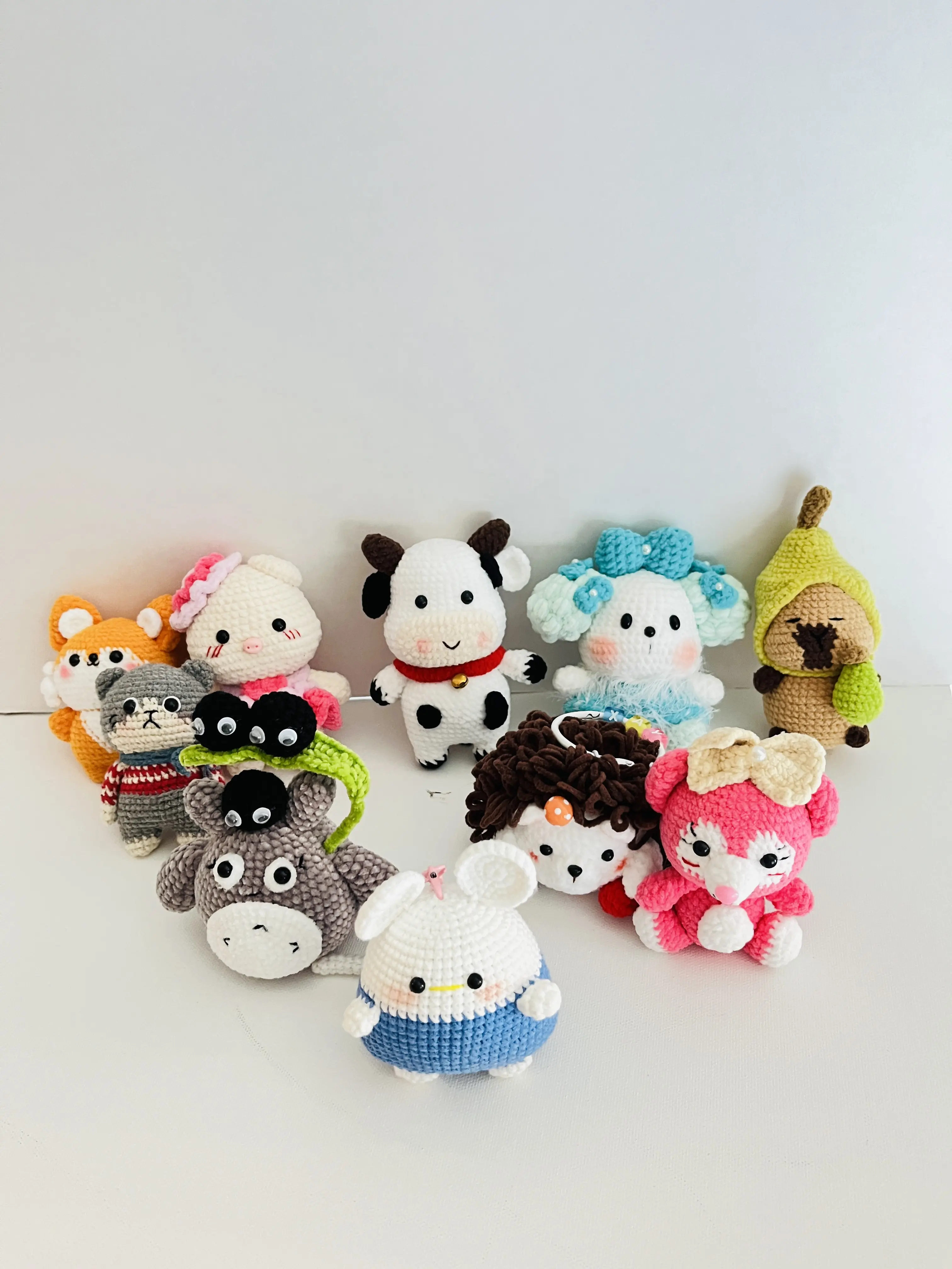 handmade finished product crochet keychain crochet animal bag accessories gift for friend and family christmas gift birthday gift thanksgiving gift home decoration