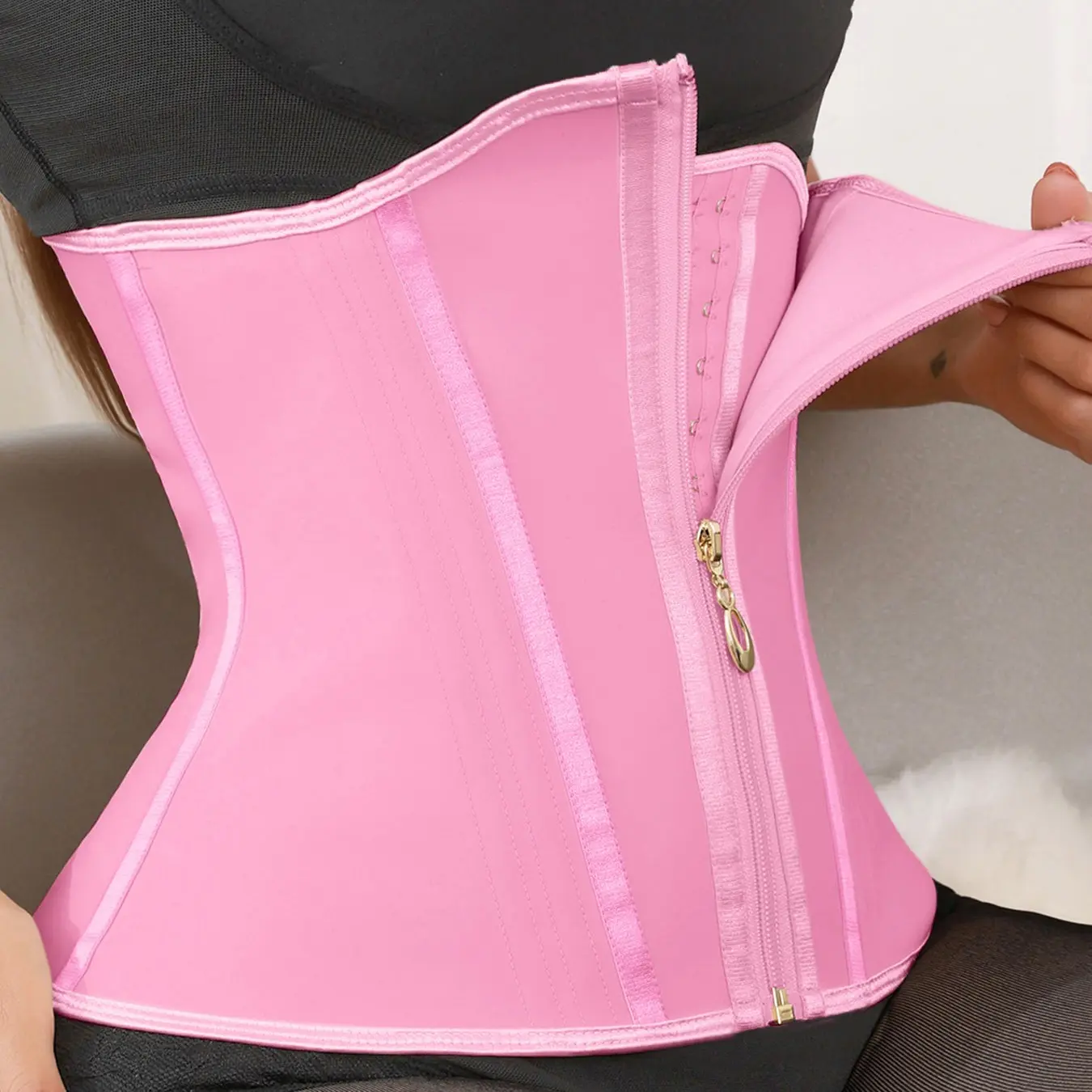 Women's High Elastic Breathable Waist Trainer Belt, Postpartum Belly Band, Sporty Lumbar Support Strap, Ideal for Yoga Fitness Office Wear