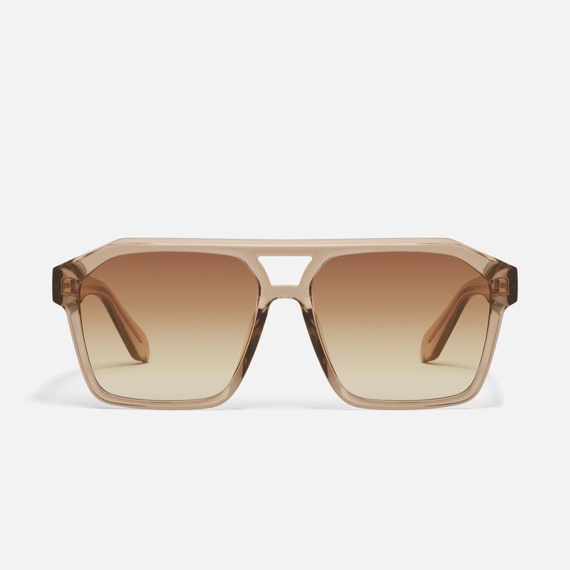 QUAY - SOUNDCHECK Tinted Lens Glasses Rectangular Sunglasses retro aviator modern update