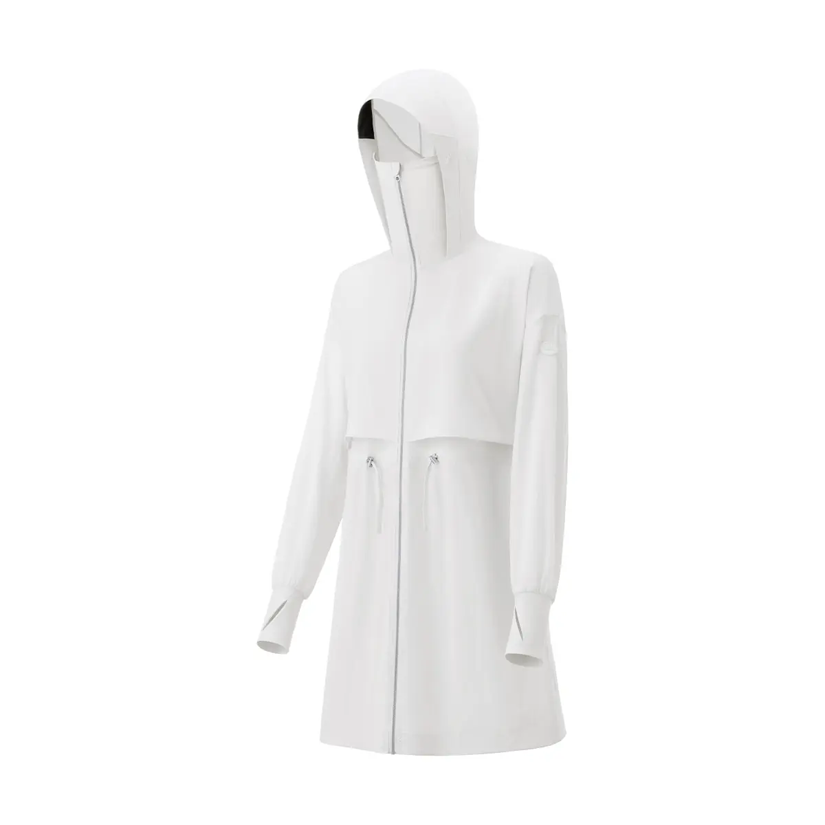 Beneunder  Women's Light Medium-Long Sun Protection Clothing White 160/84A(M)