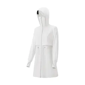 Beneunder  Women's Light Medium-Long Sun Protection Clothing White 160/84A(M)