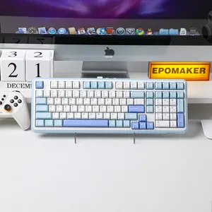 EPOMAKER TH99 96% Gasket-Mounted Wireless Mechanical Keyboard with Numpad 5 Layers of Sound-Dampening Materials Hot-Swappable Compatibility Tri-Mode USB-C/BT 5.0/2.4GHz Gaming accessoriesCreamy Keyboard