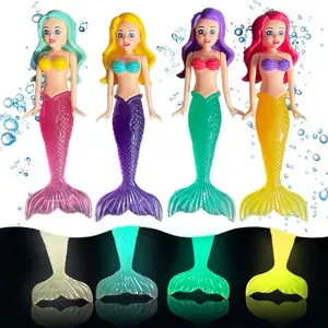 Luminous Mermaid Kids Toy, Glowing at Night, Decorative Pool Party Gift, Underwater Toy, Birthday Party Supplies, Magical Gift