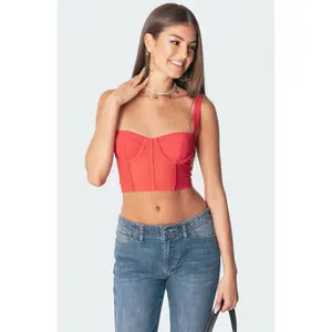 Teagen Mesh Corset Top