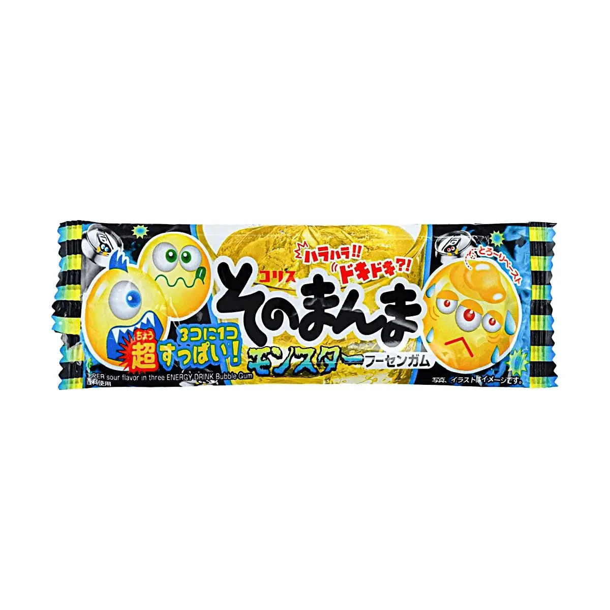 CORIS Japan Monster Flavor Chewing Gum, 14g Snack - Fun, Sour Treat for Kids & Adults