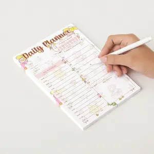 Daily Planner Notepad, 50 Sheets, Not Sticky 5 in x 8 in, Goose Aesthetic Pad
