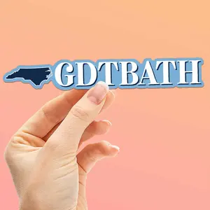 GDTBATH Chapel Hill North Carolina Sticker - Cute NC Decal