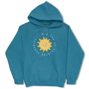 I'm A Ray Of Fucking Sunshine Hoodie - Women's Pullover Hoodie - Long Sleeve - Casual Comfort Cotton