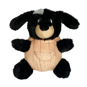 Peanutception - The Weens x Patchwork Pet - Prickly Rubber Ball Dog Toy, Squeaky Sounds, 8" - Perfect for Heavy Chewers