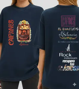Caifanes Ablums Timeline Tee, Retro Rock en Espanol Band Shirt