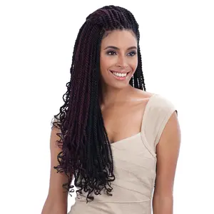FreeTress Equal Braids Double Strand Style 3X Cuban Twist 24"