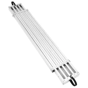 【GARVEE】6-9FT Telescoping Aluminum Work Plank with 4400lbs Capacity, Skid-Proof Platform, and Extension for Scaffold Ladder Accessory