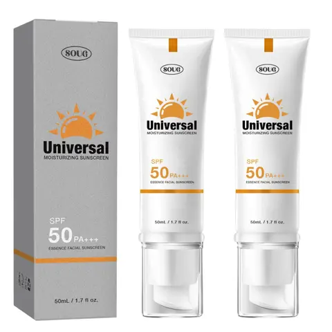 Face Sunscreen Cream SPF 50+ PA+++,Moisturizing Sunscreen for Face,Long Lasting Refreshing Tinted Facial Moisturizer Sunblock for Women Men,Non-greasy Travel Size Facial Sun Screen Lotion