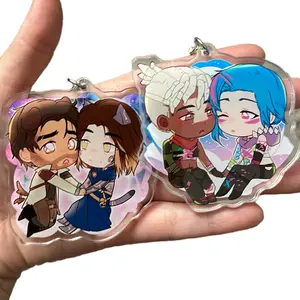arcane Keychains - ekko, jinx, jayce, viktor, jayvik, time bomb