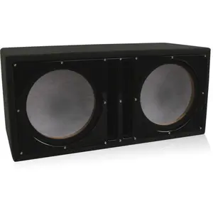 BBX210BK | 1.42 Total cu ft Dual 10" Ported Car Subwoofer Enclosure with Black Finish