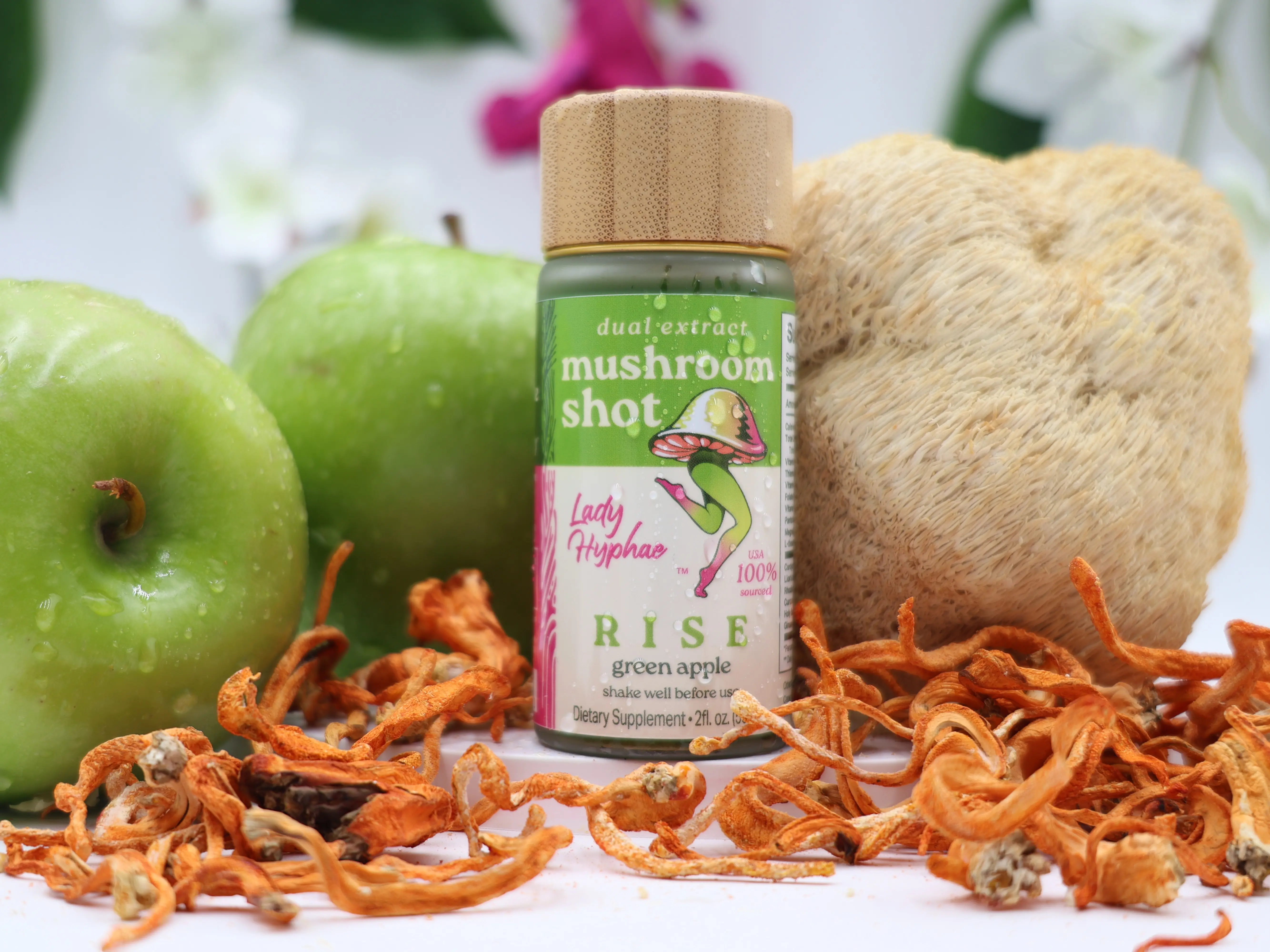 RISE (12 Pack)~Natural Smooth Energy Daily Wellness Shots, 2oz Each