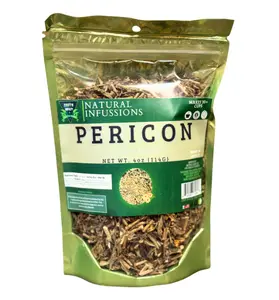 Green Royalty Edible Organic Pericon Herb Powder Dietary Supplement - 4oz (114g), Natural Nutrition-Focused Option with Food Flavoring