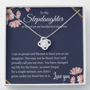 Personalized Bonus Daughter Gift, Step Daughter Gift, Stepdaughter Necklace, Stepdaughter Gift, Gift for Stepdaughter, Step Daughter Birthday Gift