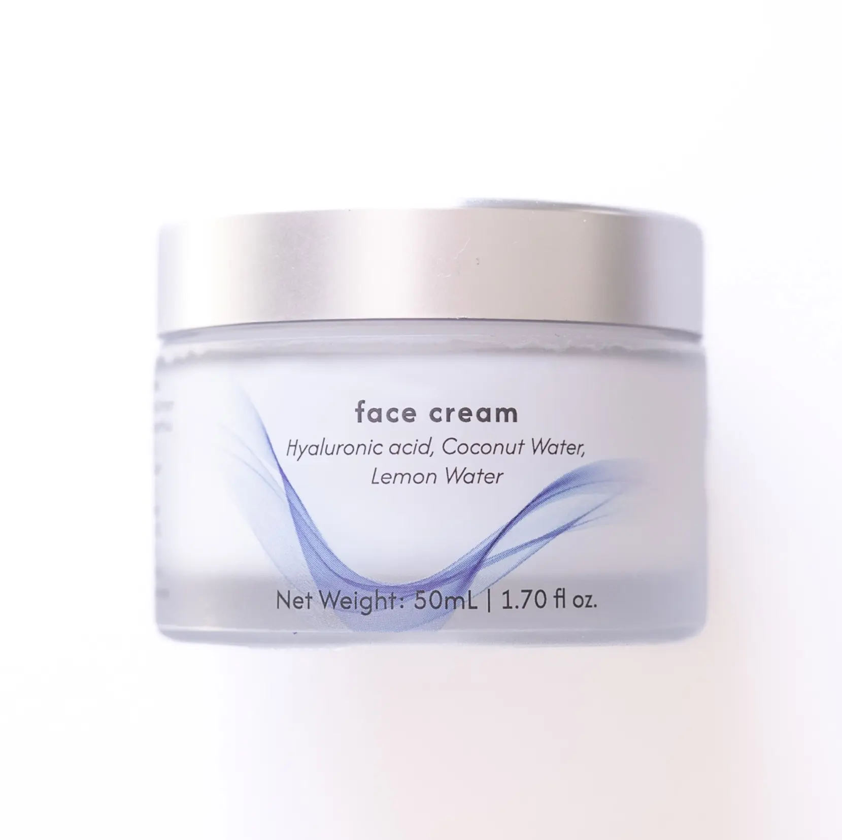 Coconut Water & Hyaluronic Acid Hydrating Face Cream, Daily Skincare Moisturizer for All Skin Types