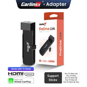 Carlinkit FireDrive Link | HDMI Adapter for Wired CarPlay – Stream Fire TV Stick, Plug & Play, OTA Upgrade Supporte Automotive
