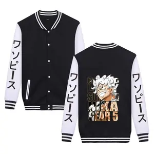Anime Manga Sweatshirt Jacket Coat Casual Polyester-show original title Baseball Jacket, Baseball Varsity Jacket, Sporty Streetwear Look, Everyday Casual Jacket