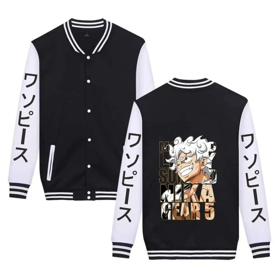 Anime Manga Sweatshirt Jacket Coat Casual Polyester-show original title Baseball Jacket, Baseball Varsity Jacket, Sporty Streetwear Look, Everyday Casual Jacket